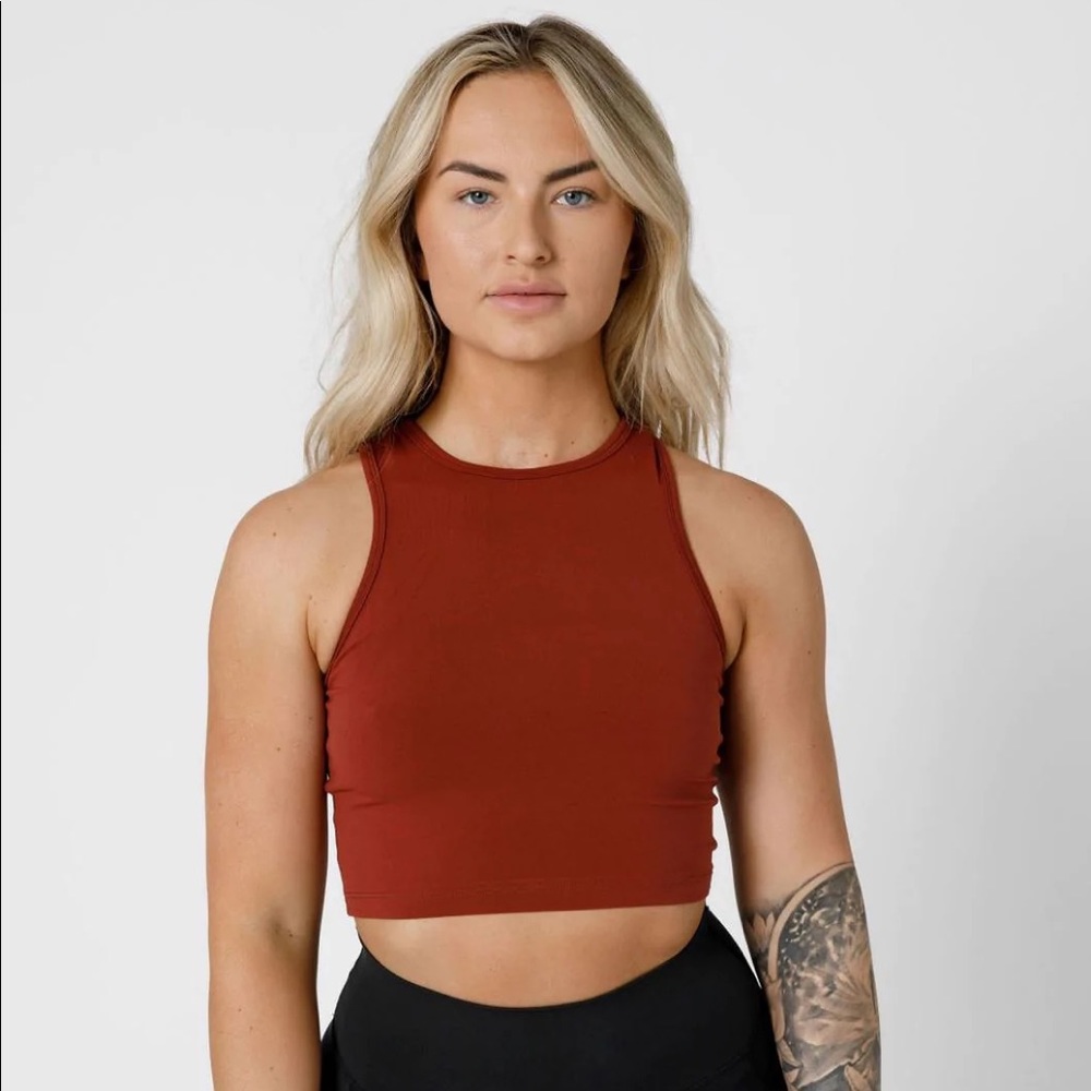 Paragon Naked Crop Top (Brick)
